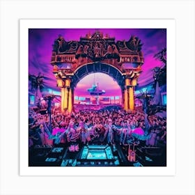 Edm House Odyssey Art Print