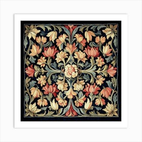 Floral Tapestry Art Art Print