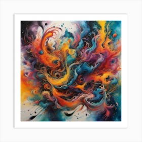 Abstract Painting 84 Art Print