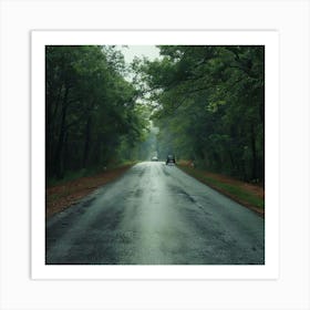 Road In The Woods 3 Art Print