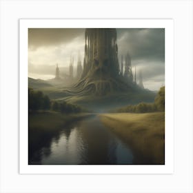 Fantasy City Art Print