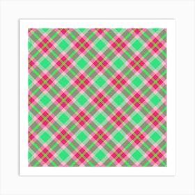 Plaid Pattern 9 Art Print