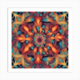 Abstract Psychedelic Pattern Art Print