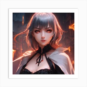 Anime Girl 1 Art Print