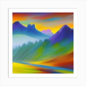 Mountain luck Art Print