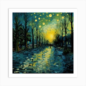 Starry Night 34 Art Print