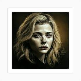 Chloë Grace Moretz 1 Art Print