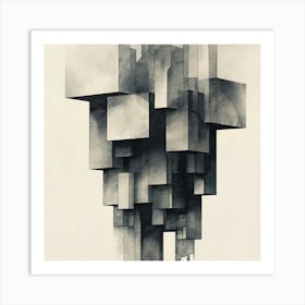 Cubes Art Print