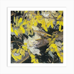 Yellow Lilacs Art Print