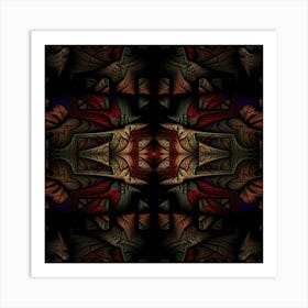 Fractal Fantasy Texture Pattern Art Print