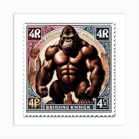 King Kong Sci Fi Fantasy Art Print Art Print