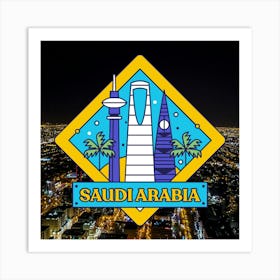 Saudi Arabia Art Print