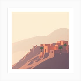 Desert Landscape Art Print