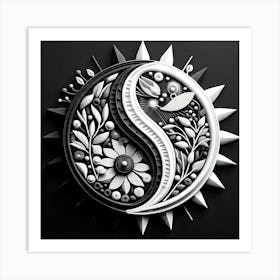 Yin Yang 1 Art Print