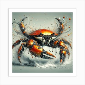 Crab Art Art Print