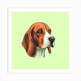 Beagle Animal Wall Art Art Print