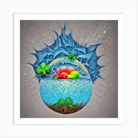 Earth In Motion Art Print