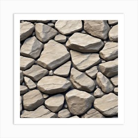 Stone Wall 29 Art Print