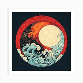 Yin And Yang 4 Art Print