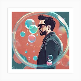 Soap Bubbles Art Print