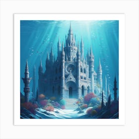 Underwater Palace 6 1 Art Print