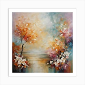 Autumn Trees Art Print