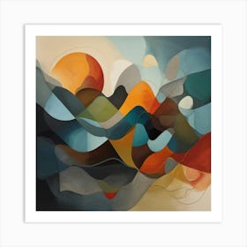 Abstract Painting 1060 Art Print