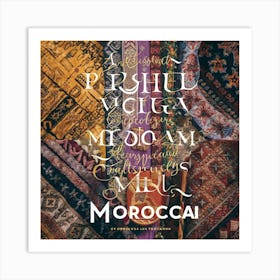 Moroccan Rug Art Print