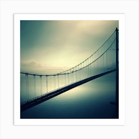 Suspension Bridge 1 Art Print