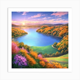 Autumn Landscape Art Print