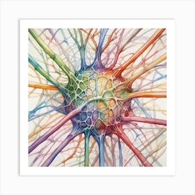 Neuron Painting 1 Art Print