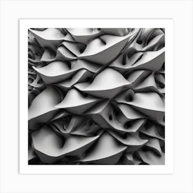 Abstract Sculpture Art Print