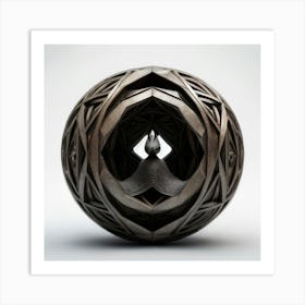 Geometric Sphere Art Print