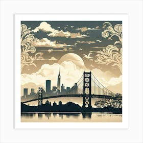 San Francisco Skyline 1 Art Print