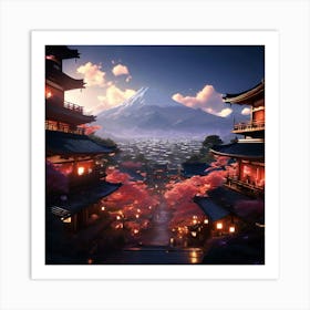 Mount Kya Art Print