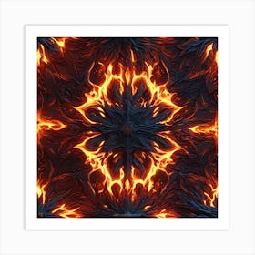 Flames Of Fire 1 Art Print