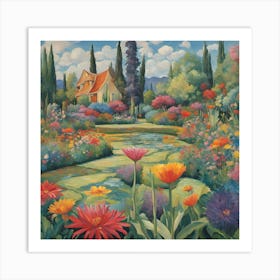 Garden In Bloom Art Print