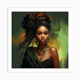 African Beauty 2 Art Print