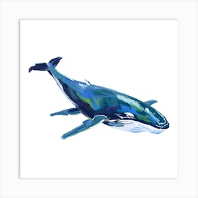 Humpback Whale 01 Art Print