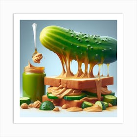 Pickles And Peanut Butter Art Print
