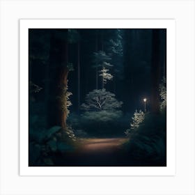 Nocturnal Forest Art Print