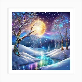 Winter Landscape Art Print