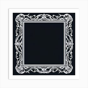 Ornate Frame Vector Art Print