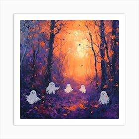 Ghosts In The Woods Art Print