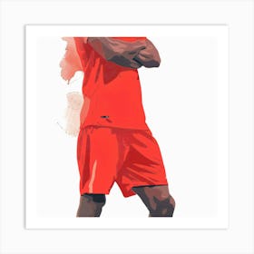 Soccer Player 3 Art Print