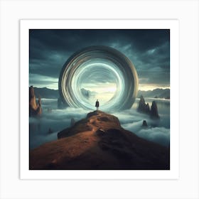 Futuristic Space Art Print