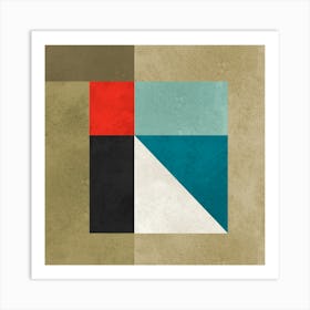 Modern geometry 1 1 Art Print