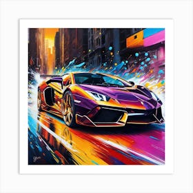 'Lambo' 4 Art Print