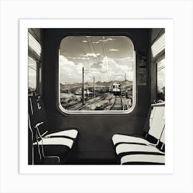 Train Station Art Print