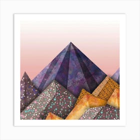 Abstract Mountains 2 Art Print